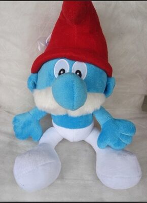 Brinquedos bonitos do luxuoso dos desenhos animados dos bichos de pelúcia de Smurf para vender a máquina do guindaste