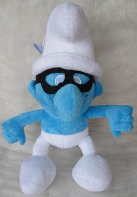 Brinquedos bonitos do luxuoso dos desenhos animados dos bichos de pelúcia de Smurf para vender a máquina do guindaste