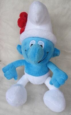 Brinquedos bonitos do luxuoso dos desenhos animados dos bichos de pelúcia de Smurf para vender a máquina do guindaste