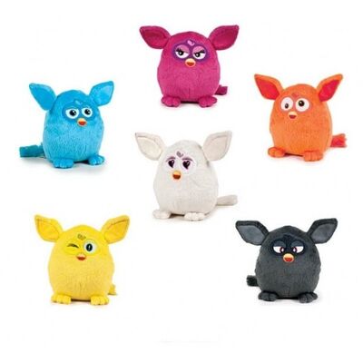 Bichos de pelúcia de Furby para os bebês, brinquedos do luxuoso dos desenhos animados no material do poliéster