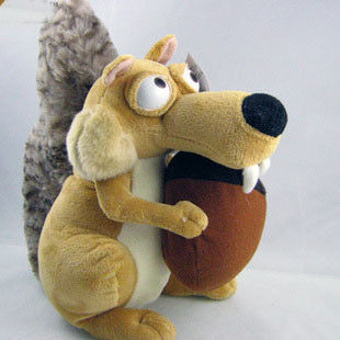 Brinquedos do luxuoso dos desenhos animados dos bichos de pelúcia da idade do gelo para a coleção, Brown