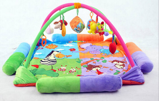 Gym animal da atividade dos bebês da esteira do Gym da atividade do bebê do jardim personalizado