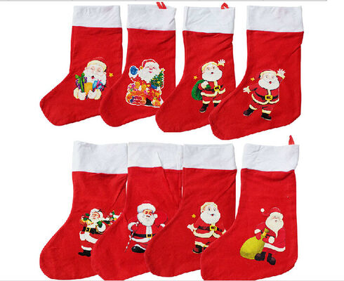 o presente do luxuoso da meia de Santa do Natal 16inch para o feriado do Natal comemora