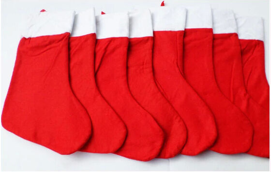 o presente do luxuoso da meia de Santa do Natal 16inch para o feriado do Natal comemora