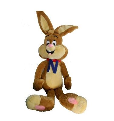 coelhinhos da Páscoa enchidos Brown macios de 16 polegadas para a celebração do festival