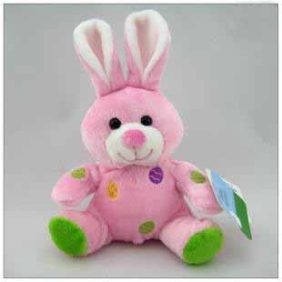 Bichos de pelúcia personalizados brinquedo do luxuoso do coelhinho da Páscoa de 8 polegadas para crianças