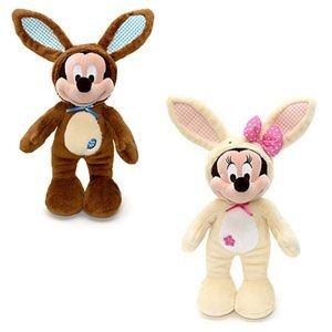 O luxuoso personalizado do coelho de Mickey Mouse da Páscoa dos bichos de pelúcia brinca em Brown/fora do branco