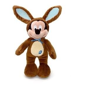 O luxuoso personalizado do coelho de Mickey Mouse da Páscoa dos bichos de pelúcia brinca em Brown/fora do branco
