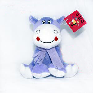 do bicho de pelúcia roxo da vaca de um Milka de 8 polegadas brinquedos pequenos do luxuoso para crianças, crianças