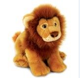 brinquedos selvagens do luxuoso do bicho de pelúcia do leão 10inch, brinquedos macios para presentes da promoção