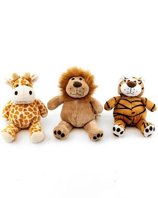 brinquedos selvagens do luxuoso do bicho de pelúcia do leão 10inch, brinquedos macios para presentes da promoção