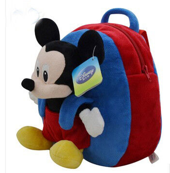 A escola macia bonito das crianças Backpacks o saco de escola de Disney Mickey Mouse