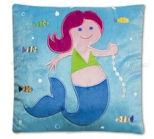 Princesa bonita personalizada Sereia Luxuoso Quadrado Descanso de Disney do descanso do bebê