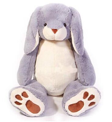 O luxuoso personalizado brinca bichos de pelúcia cinzentos dos coelhinhos da Páscoa com algodão de 100% PP