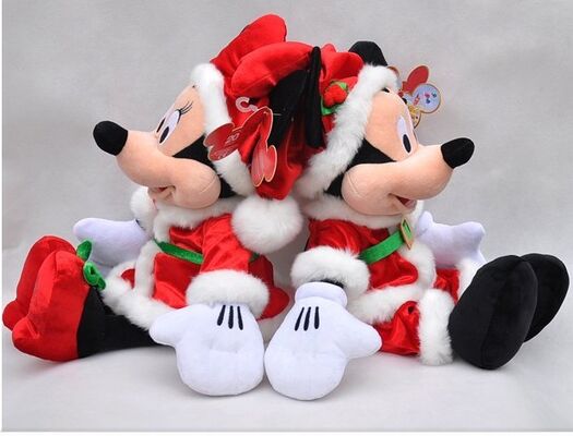O luxuoso feito sob encomenda brinca o Natal Disney Mickey Mouse e os brinquedos de Minnie Mouse 45cm