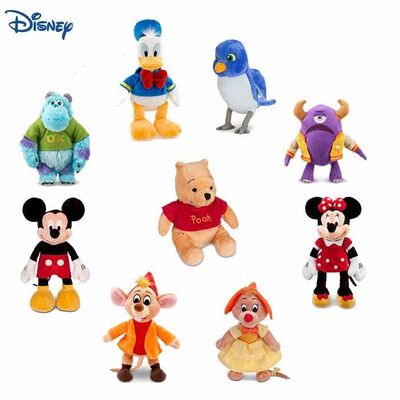 o luxuoso original de Disney do conjunto completo de 22cm brinca bichos de pelúcia da família de Disney