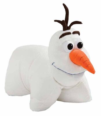 Coxins e descansos congelados Disney personalizados de Olaf 18 polegadas no branco