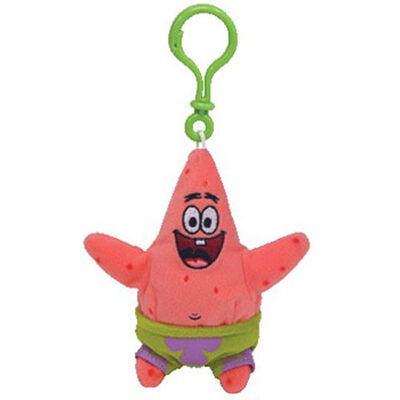 Brinquedo Keychain do luxuoso dos bichos de pelúcia de Spongebob com tela macia do luxuoso