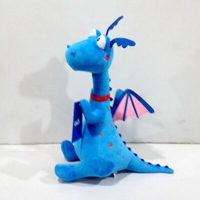 brinquedos enchidos do luxuoso do dragão de 30cm Disney Doc McStuffins desenhos animados azuis bonitos