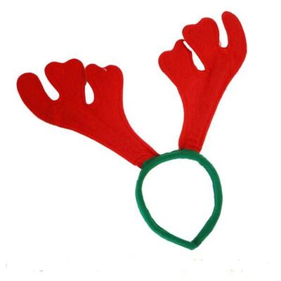 Chapéu da faixa dos chifres da forma - acessório do traje das orelhas de Rindeer do luxuoso para o partido