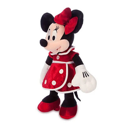 Luxuoso vermelho Minnie Mouse de Disney da forma para brinquedos enchidos dias de são valentins