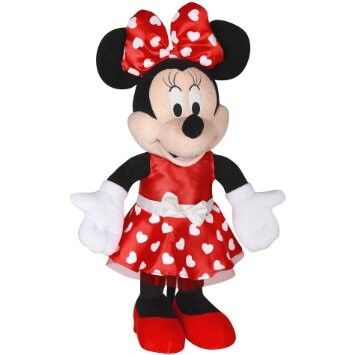 Luxuoso vermelho Minnie Mouse de Disney da forma para brinquedos enchidos dias de são valentins