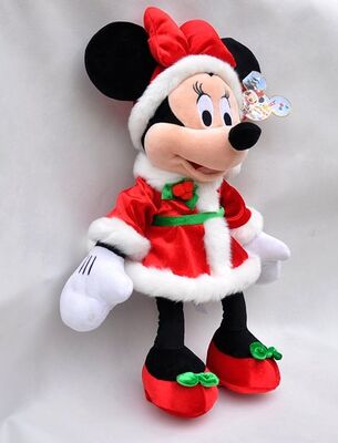 Natal Mickey Mouse de Disney da forma 18inch e brinquedos do luxuoso de Minnie Mouse