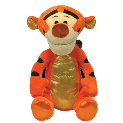 A forma alaranjada desenhos animados de Disney Tigger de 9 polegadas encheu brinquedos do luxuoso