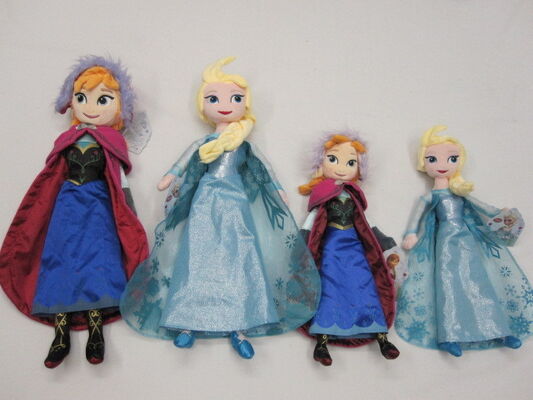20 polegadas boneca enchida congelada roxa dos brinquedos do luxuoso de Ana e de Elsa Disney desenhos animados macios