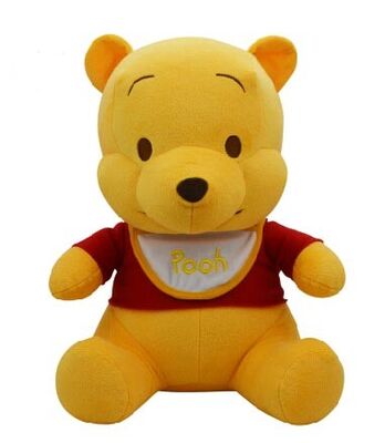 Brinquedos enchidos Winnie the Pooh bonitos do luxuoso de Disney com cabeça grande