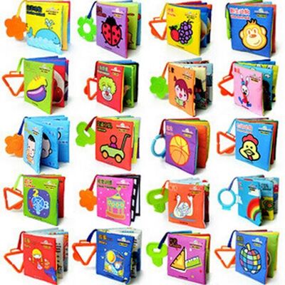 20 livros de pano de Bbay dos estilos para o papel sadio dos brinquedos educacionais do bebê para o bebê que aprende cedo