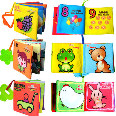 20 livros de pano de Bbay dos estilos para o papel sadio dos brinquedos educacionais do bebê para o bebê que aprende cedo