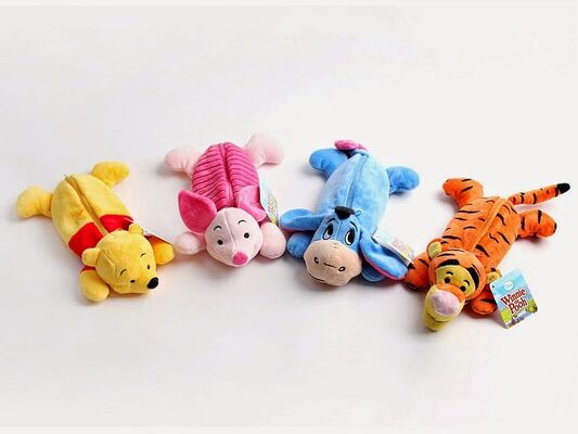 Malote do lápis do luxuoso dos desenhos animados de Disney, malote animal do lápis do zíper