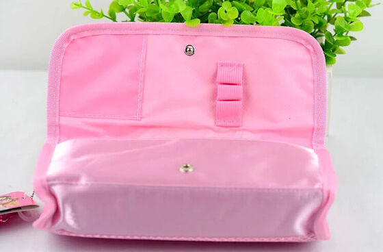 Princesa Luxuoso Lápis Saco roxa/do rosa Disney com o zíper para presentes da promoção