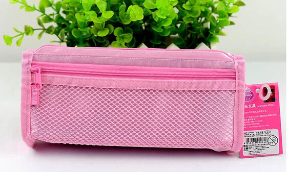 Princesa Luxuoso Lápis Saco roxa/do rosa Disney com o zíper para presentes da promoção