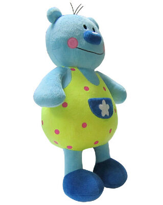 Brinquedos azuis do luxuoso da música da criança/bebê personalizados cedo aprendendo