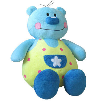 Brinquedos azuis do luxuoso da música da criança/bebê personalizados cedo aprendendo