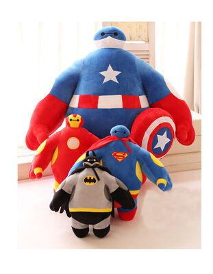 Os vingadores grandes dos brinquedos do luxuoso dos desenhos animados do herói montam 20cm 30cm 50cm