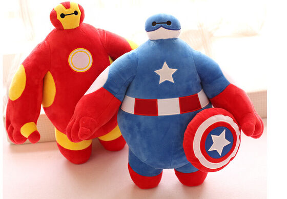 Os vingadores grandes dos brinquedos do luxuoso dos desenhos animados do herói montam 20cm 30cm 50cm