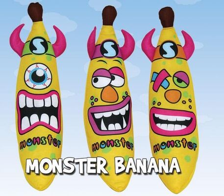 a banana do monstro de um carnaval de 12 polegadas encheu brinquedos do luxuoso para o feriado do andl do festival