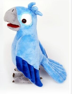 Rio 2 brinquedos enchidos jóia do luxuoso dos desenhos animados do menino azul para a promoção e os presentes