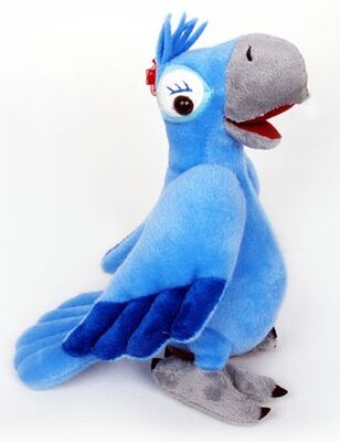 Rio 2 brinquedos enchidos jóia do luxuoso dos desenhos animados do menino azul para a promoção e os presentes