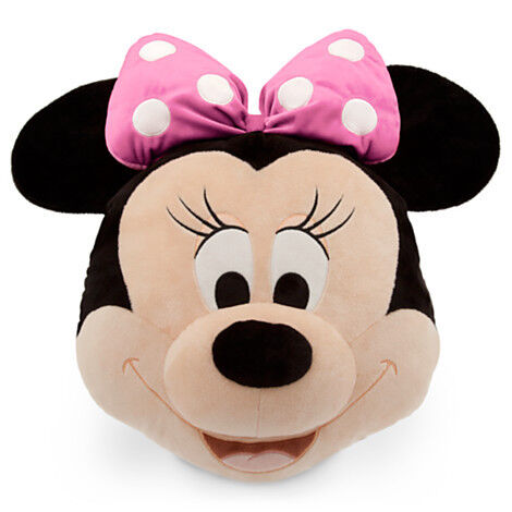 Coxim de 16 bichos de pelúcia de Disney da polegada e bloco cor-de-rosa pretos do descanso