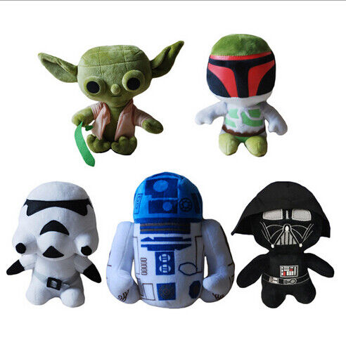 Verde bonito de 8 bonecas do luxuoso de Disney dos desenhos animados de Star Wars da polegada para a coleção