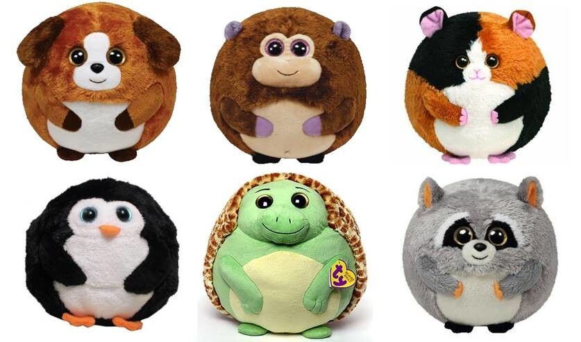 os presentes relativos à promoção animais da forma redonda de 25cm brincam o verde/Brown/cor cinzenta
