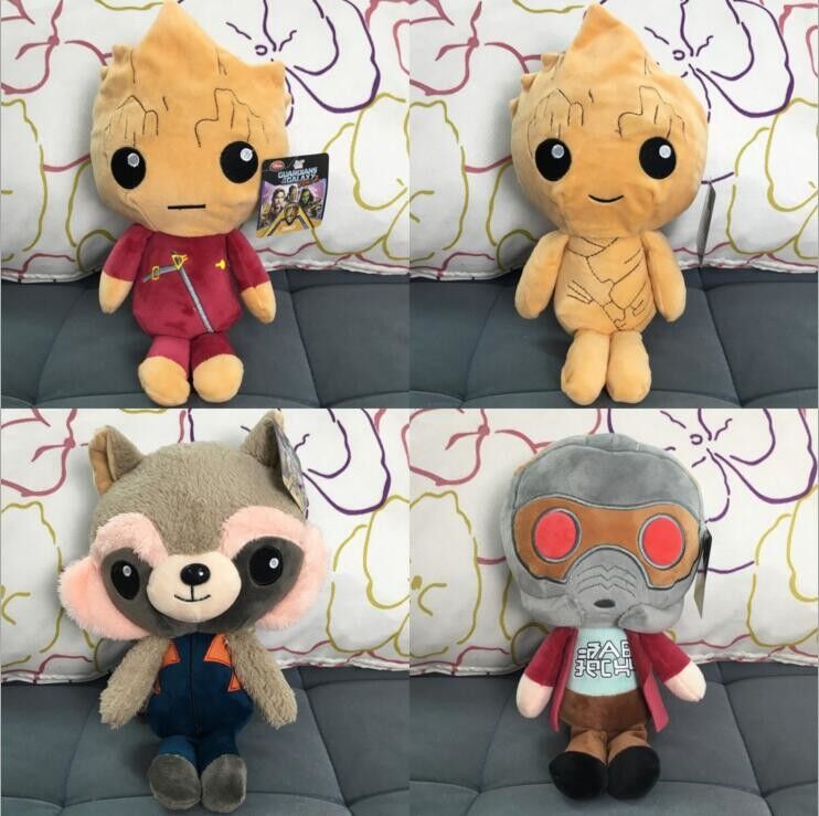 guardiães de 8 polegadas dos brinquedos do luxuoso dos desenhos animados da galáxia para o guindaste que vende a máquina do brinquedo