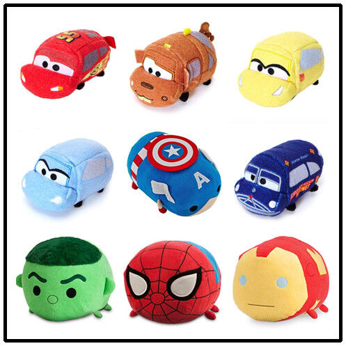 Os carros originais novos dos pilotos da barata de Disney brincam 3 brinquedos do luxuoso dos desenhos animados de Tsum Tsum 10cm