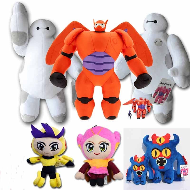 Brinquedo grande do luxuoso dos desenhos animados de Baymax do herói 6