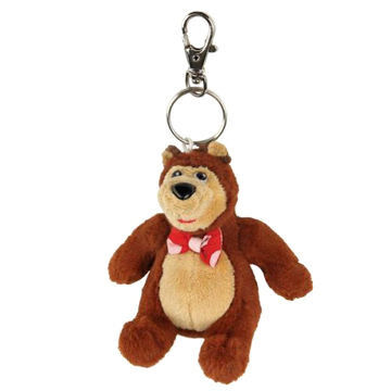 O urso Keychain do luxuoso de Masha brinca os bichos de pelúcia dos desenhos animados do encanto feito-à-medida