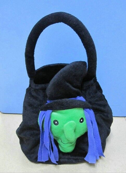 O luxuoso preto de Dia das Bruxas brinca/os sacos do presente bichos de pelúcia de Dia das Bruxas 30cm